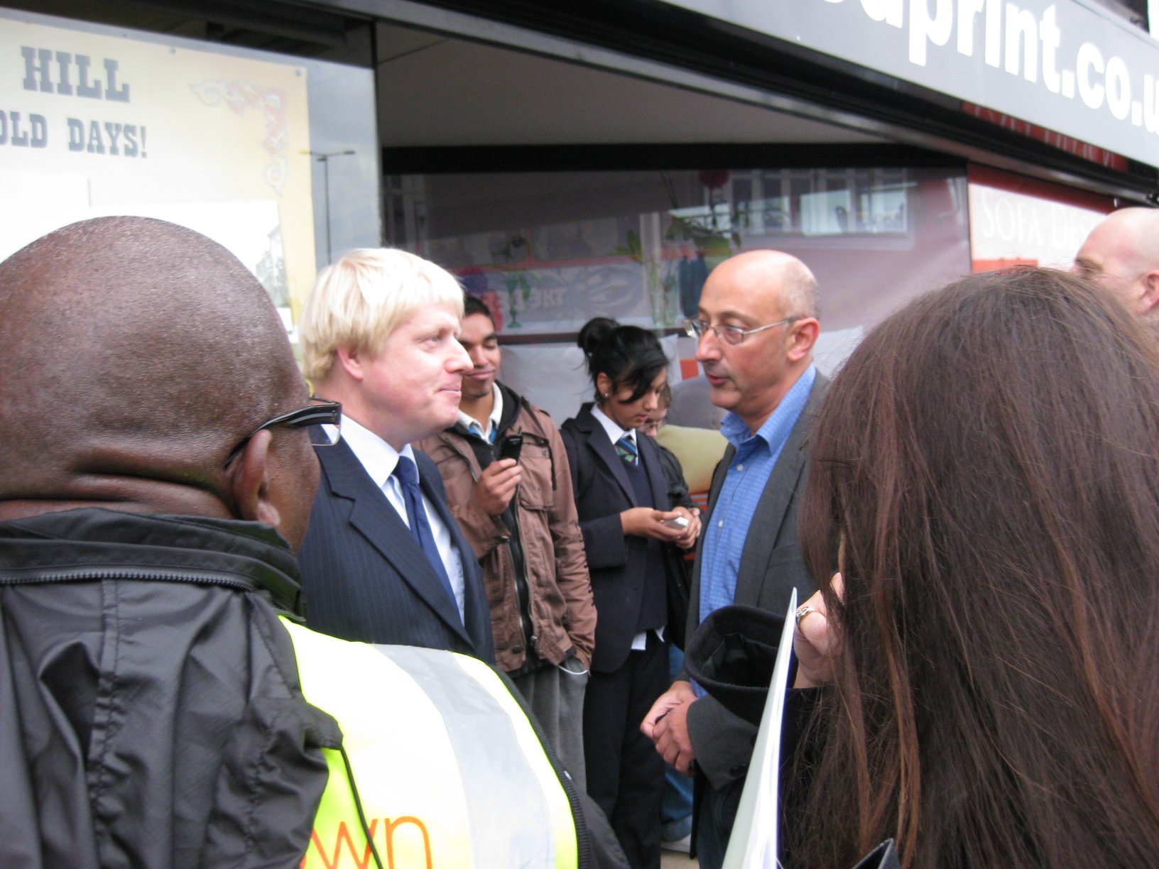 Boris Johnson visits Speedprint 2011